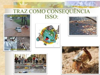 TRAZ COMO CONSEQUÊNCIA
ISSO:
 