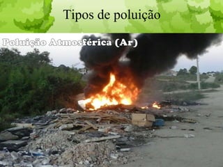 Tipos de poluição
 