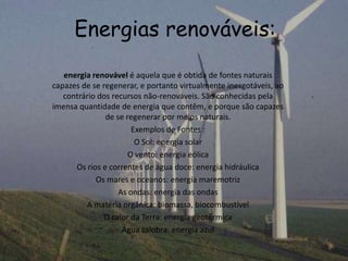 Introdução:Neste trabalho vamos falar de vários objectivos do meio ambiente e como é importante preservar e evitar a poluição.