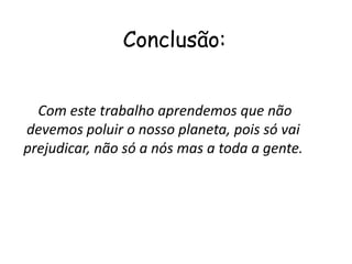Meio Ambiente:O meio ambiente, comummente chamado apenas de ambiente, envolve todas as coisas vivas e não - vivas ocorrendo na Terra, ou em alguma região dela, que afectam os ecossistemas e a vida dos humanos. O conceito de meio ambiente pode ser identificado por seus componentes:Completo conjunto de unidades ecológicos que funcionam como um sistema natural sem uma massiva intervenção humana, incluindo toda a vegetação, animais, micro organismos, solo, rochas, atmosfera e fenómenos naturais que podem ocorrer em seus limites.Recursos e fenómenos físicos universais que não possuem um limite claro, como ar, água, e clima, assim como energia, radiação descarga eléctrica e magnetismo, que não se originam de actividades humanas.