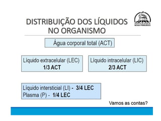 Meio Interno e Homeostase, curso de medicina