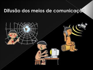 Difusão dos meios de comunicação