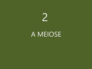 2
A MEIOSE
 