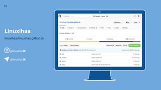Place your screenshot here
18
Linuxihaa
linuxihaa/linuxihaa.github.io
@linuxiha 8K
@linuxiha 2K
 