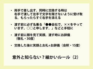 自分をアピールする 名刺 デザインを考えよう