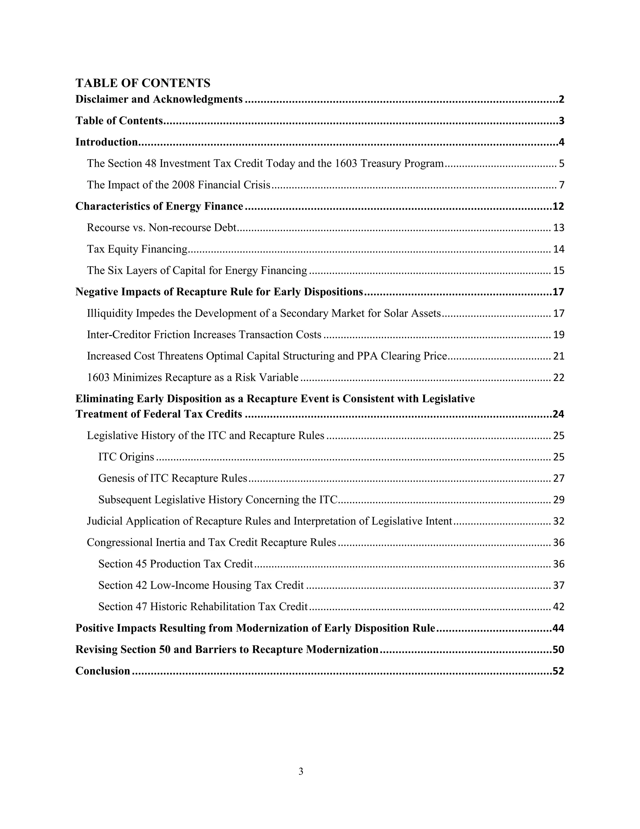Sunny Dispositions Modernizing Investment Tax Credit Recapture Rules