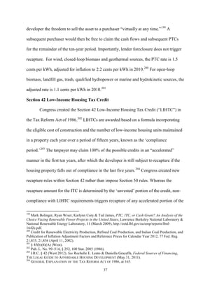 Sunny Dispositions: Modernizing Investment Tax Credit Recapture Rules ...
