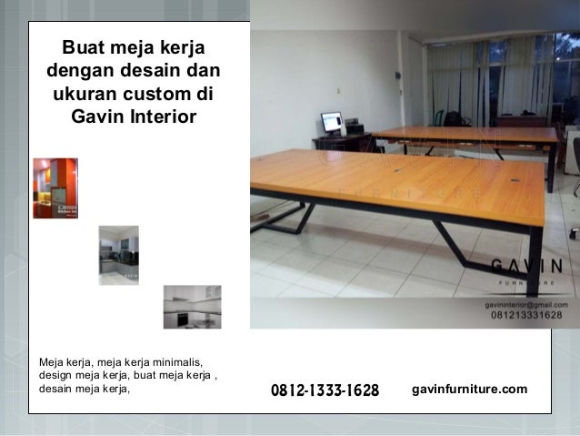  Meja  kerja  kantor  dan resepsionis by gavin interior