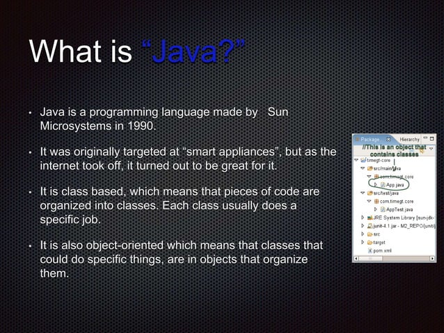 Java Presentation | PPT | Free Download