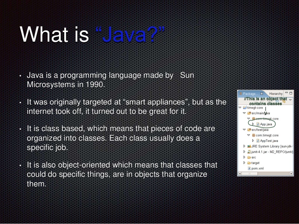 Java Presentation