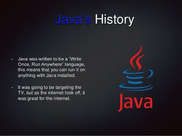 presentation on java