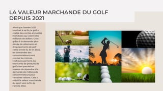 Me Jean-François Goulet || Le Canada est 5e au classement mondial des données du marché du golf