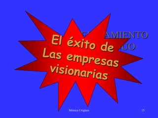 Mónica Urigüen8Representación de PARETO?Regla del 80/20. El 80%De los problemas viene De un 20%