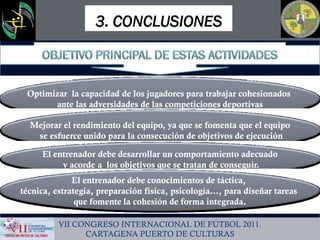 Mejora de la cohesion en el futbol | PDF