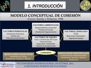 Mejora de la cohesion en el futbol | PDF