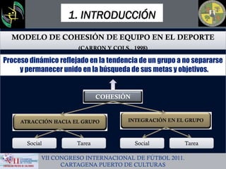 Mejora de la cohesion en el futbol | PDF