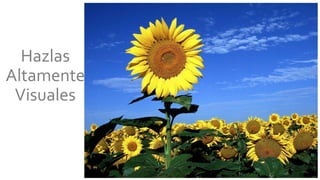 Hazlas
Altamente
Visuales
 