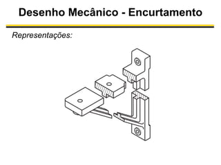 Desenho Mecânico - Encurtamento
Representações:

 