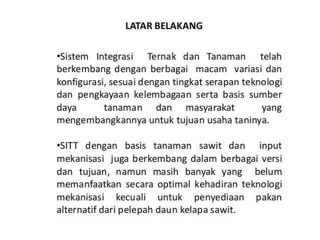 Mekanisasi Mendukung Integrasi Sawit Sapi