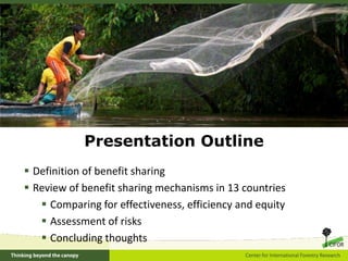 A global comparative review of REDD+ benefit sharing mechanisms