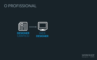 O PROFISSIONAL
DESIGNER
GRÁFICO
WEB
DESIGNER
WORKSHOP
D a t a p r e v – C O P D
 