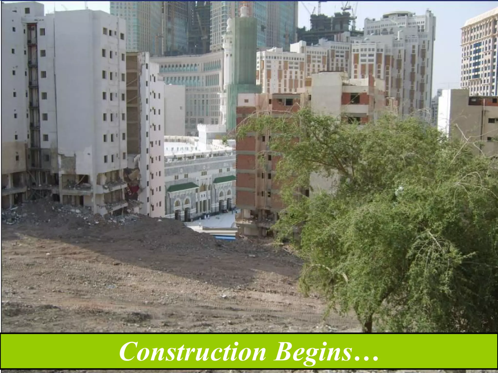 Construction Begins…