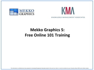 Mekko Graphics 5: Free Online 101 Training 
