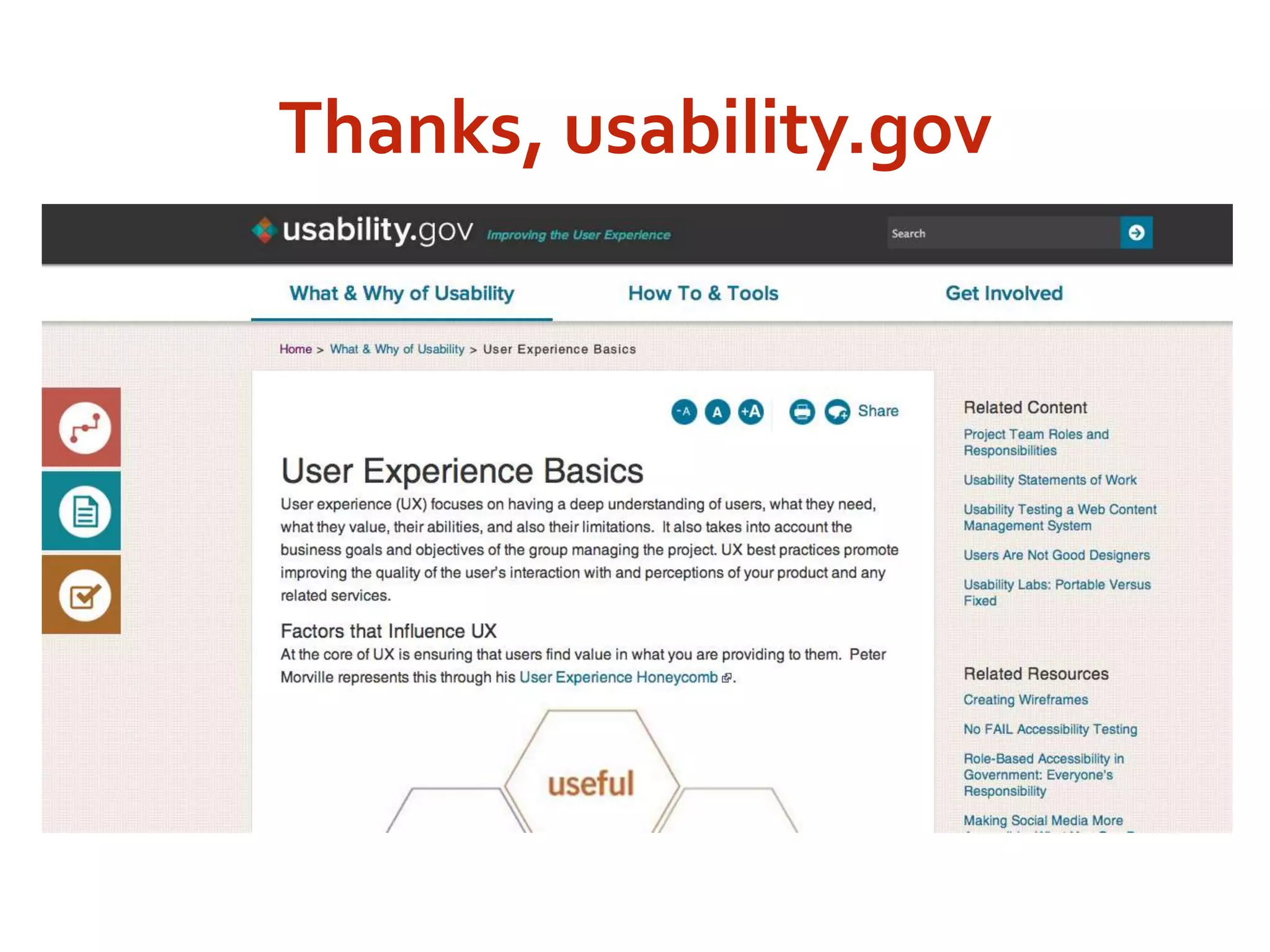 Thanks, usability.gov
 