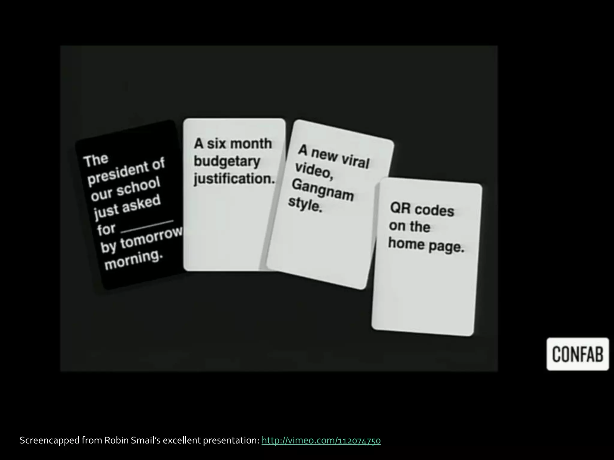 Screencapped from Robin Smail’s excellent presentation: http://vimeo.com/112074750
 