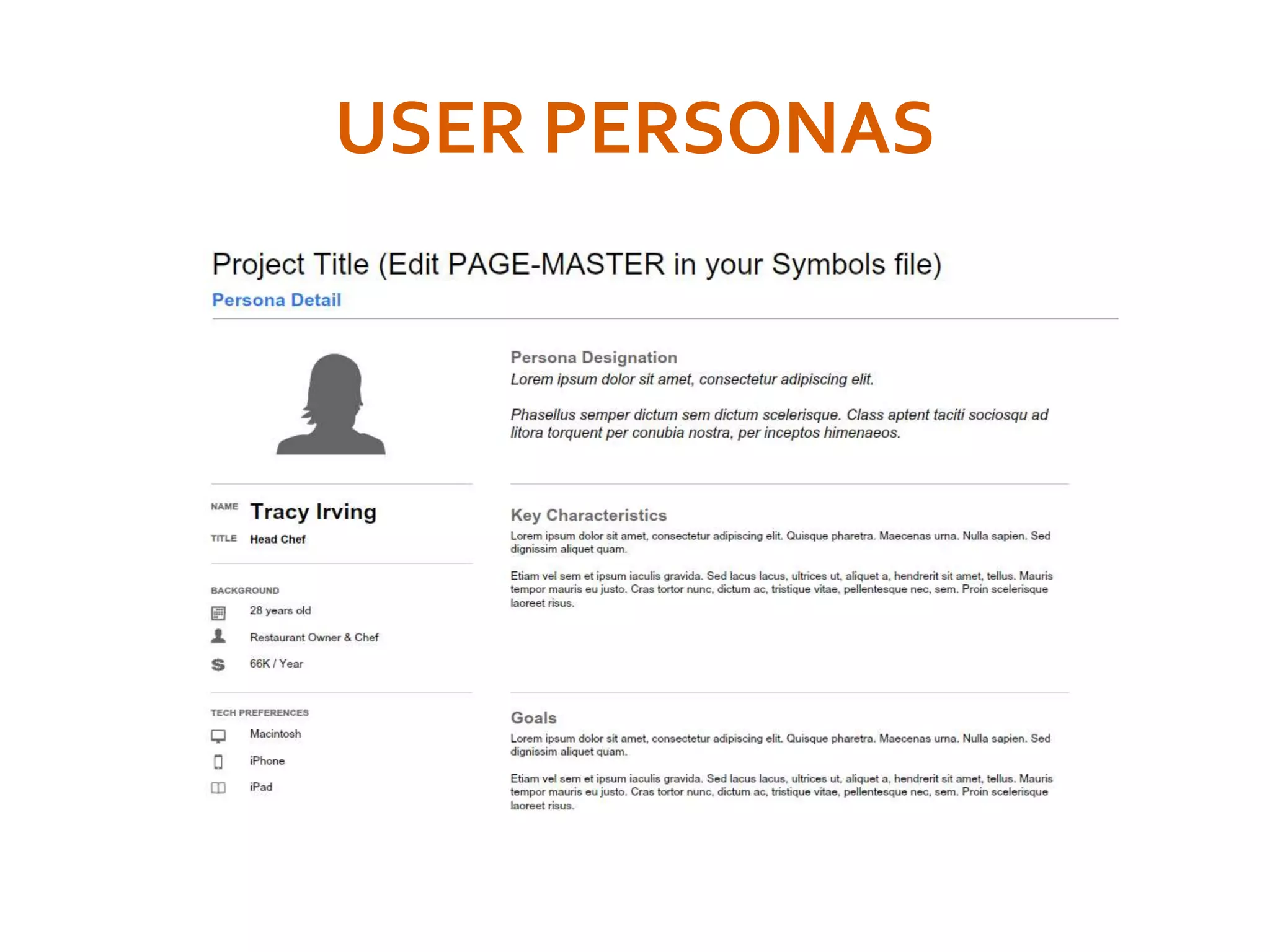 USER PERSONAS
 