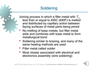 MEL 3101 - 37 Soldering and adhesive bonding.ppt