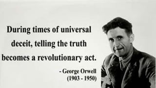 A. George Orwell
 