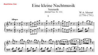 A. Eine Kleine Nachtmusik by Mozart
 