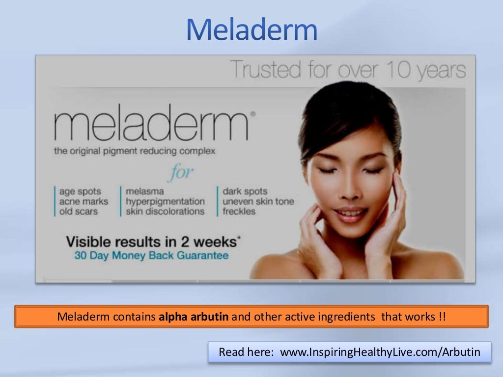 Alpha arbutin in meladerm skin lightening cream review. Learn more ab…