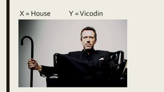 X = House Y =Vicodin
 