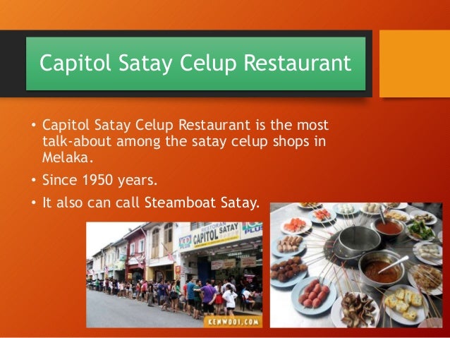 famous food in melaka