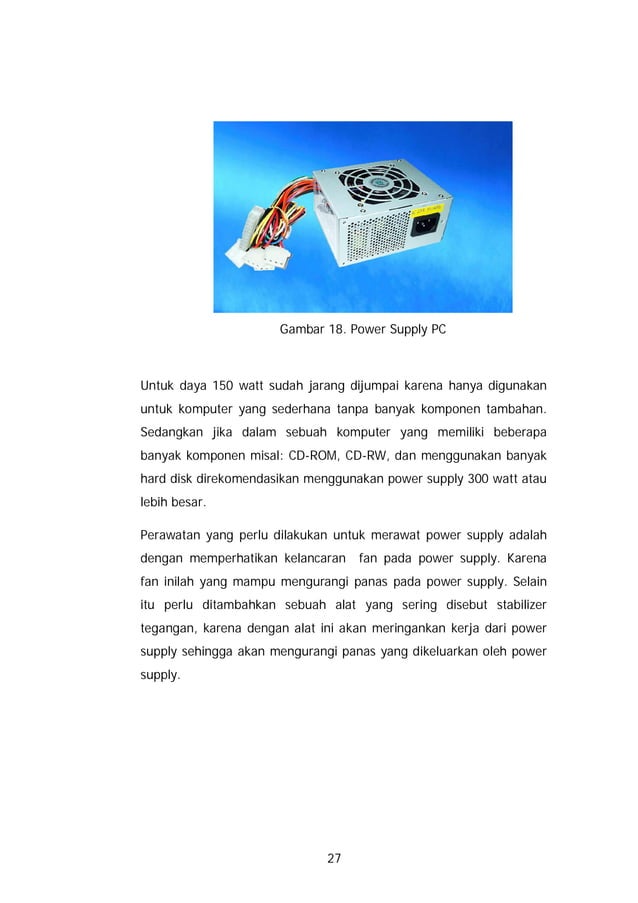 Perawatan Personal Computer ( PC ) | PDF