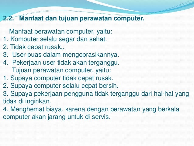 Melakukan Perawatan Pc Melakukan Perawatan Pc