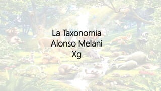 La Taxonomia
Alonso Melani
Xg
 