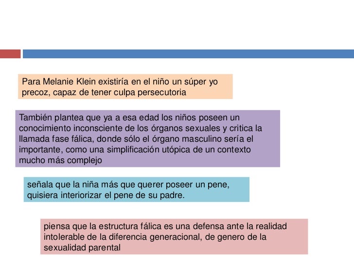 Melanie klein teorias de la personalidad