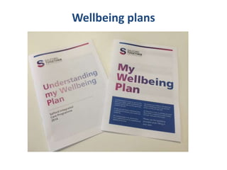 Wellbeing plans 
 
