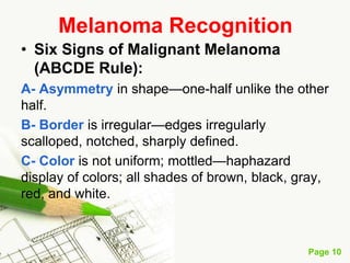 Melanoma (malignant melanoma)