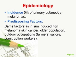 Melanoma (malignant melanoma)