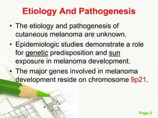 Melanoma (malignant melanoma)