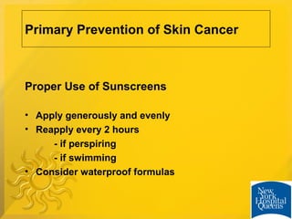 Melanoma: Skin Cancer Prevention and More | PPT