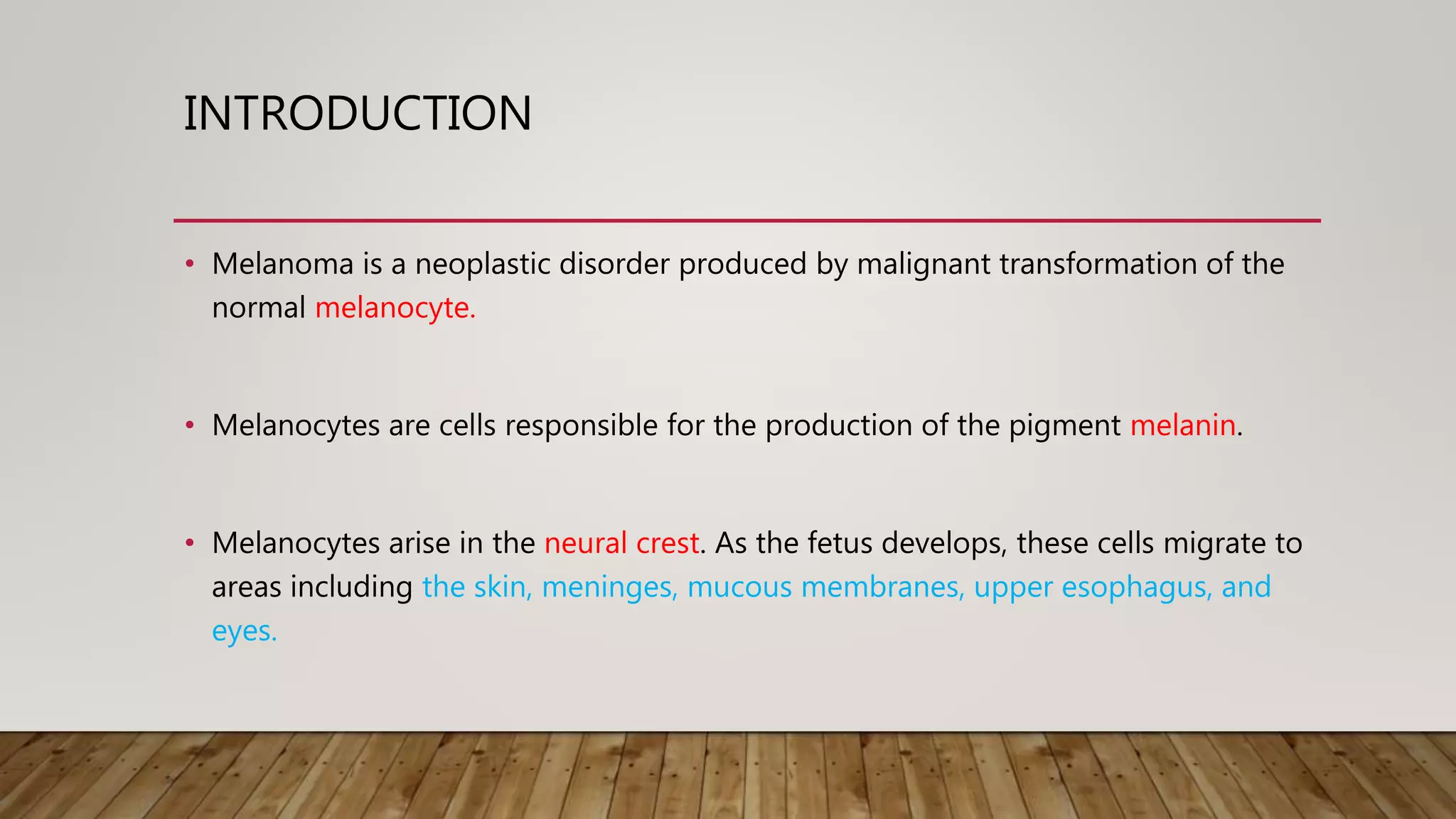MALIGNANT MELANOMA--- STAGING AND WORKUP | PPT