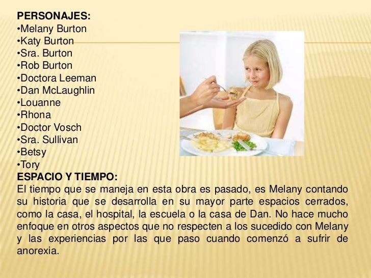 Melany, historia de una anorexica.