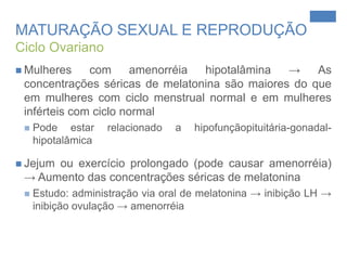Concentração de melatonina sérica varia com a idade;