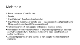 PHYSIOLOGY - MELATONIN AND THE SLEEP-WAKE CYCLE.pptx