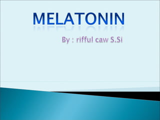 Melatonin pwr.2003